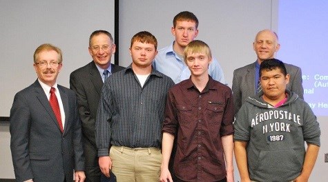FOUR GCHS SENIORS SIGN WITH KY FAME (Kentucky Federation for Advanced Manufacturing Education)