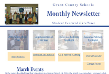 Grant County Schools March Newsletter