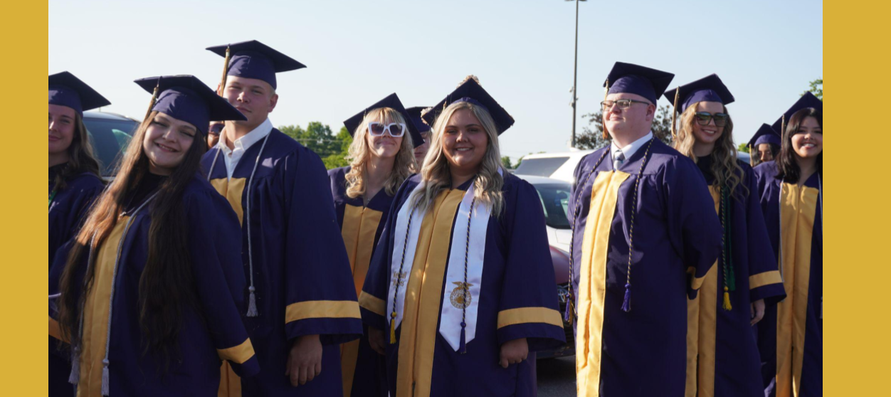Graduates smiling